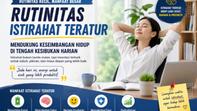 Rutinitas Istirahat Teratur Mendukung Keseimbangan Hidup Di Tengah Kesibukan Harian